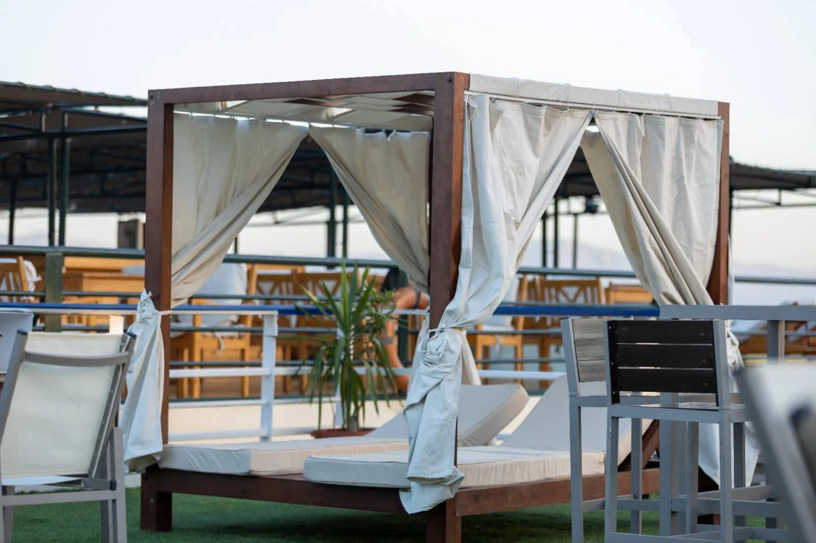Sun deck of the MS Coral II Nile Cruise Nile cruise
